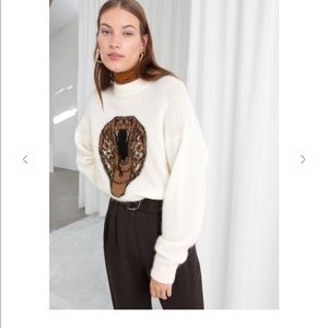 Other stories snake sweater NWOT